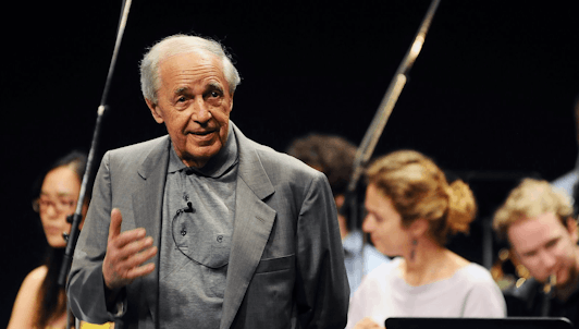 Pierre Boulez y la Festival de Lucerna Academy