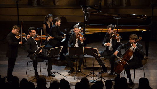 Renaud Capuçon, the Modigliani Quartet and David Kadouch play Franck, Ravel, and Chausson