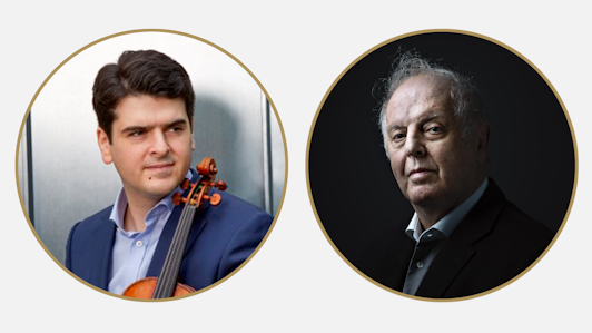 Даниэль Баренбойм и Михаэль Баренбойм исполняют Скрипичные сонаты Моцарта (I/II)