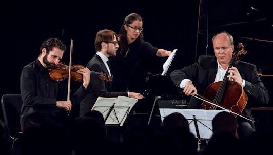 Ilya Gringolts, Truls Mørk and Daniil Trifonov perform Beethoven, Schubert, and Brahms