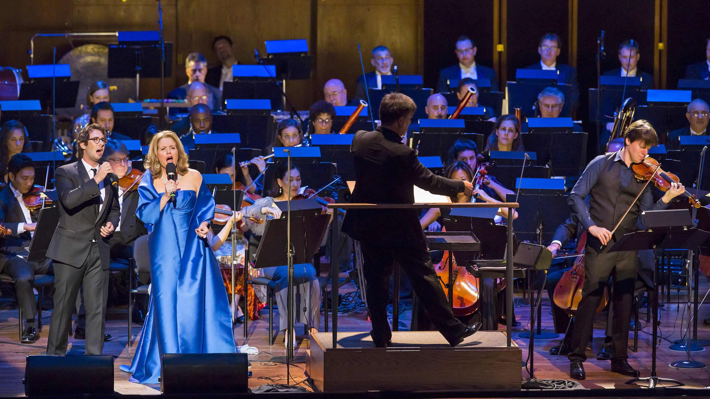 Alan Gilbert conducts masterpieces of Italian Cinema – With Renée Fleming, Joshua Bell and Josh Groban