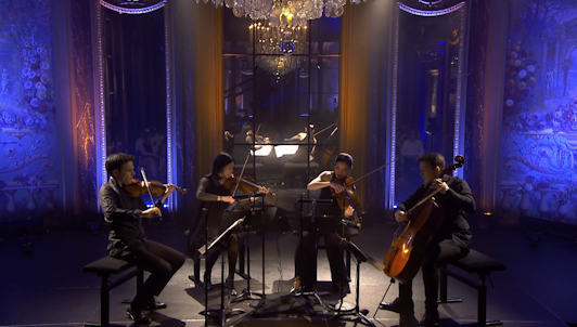 NEW: The Quatuor Hermès performs Fauré, Sollima, and Korngold