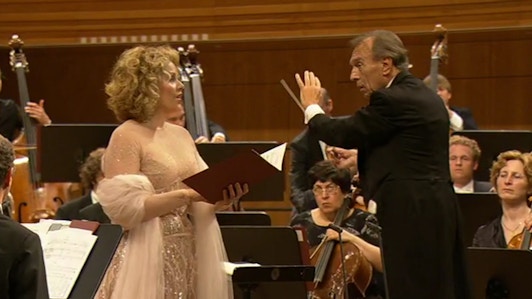 Claudio Abbado conducts Berg, Schubert, and Mahler — With Renée Fleming