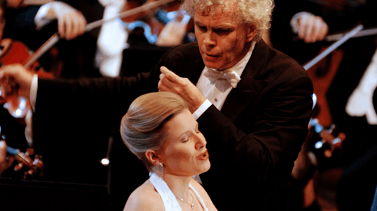 Sir Simon Rattle conducts Carl Orff's Carmina Burana – With Sally Matthews, Lawrence Brownlee, and Christian Gerhaher
