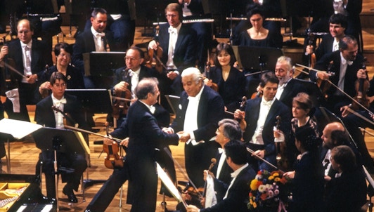 Sergiu Celibidache conducts Tchaikovsky — With Daniel Barenboim