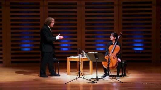 Master Class with David Watkin: the Bach Suites for Solo Cello